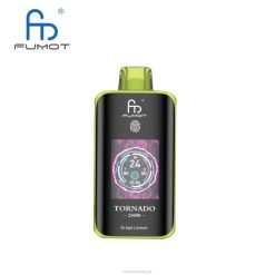 Vape Wholesale Supplier 00T0V6 ليمون عنب - Fumot Tornado 25000 سيجارة يمكن التخلص منها